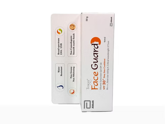 Tvaksh Face Guard Silicone Sunscreen Gel SPF 30 50GM