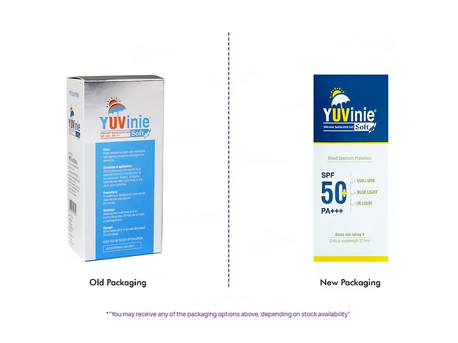 Yuvinie Soft Sunscreen Gel SPF 50+ PA+++ 50GM