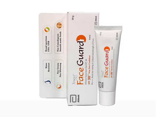 Tvaksh Face Guard Silicone Sunscreen Gel SPF 30 50GM