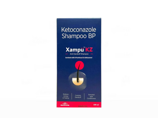 Xampu-KZ Anti-Dandruff Shampoo 100ml(Pack of 2)