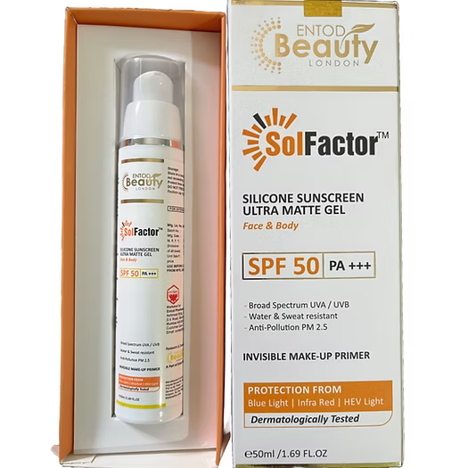 Solfactor Silicone sunscreen Ultra Matte Gel SPF50 50ml