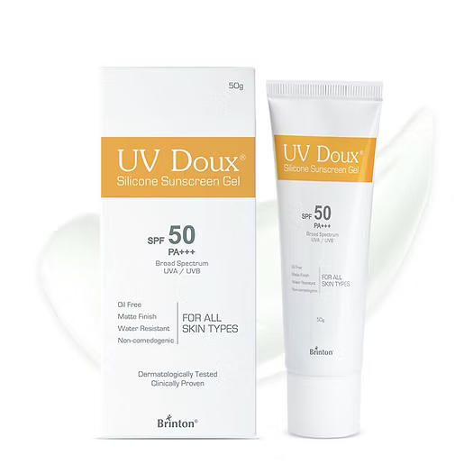 UV Doux Silicone Sunscreen Gel with SPF 50&PA+++ 50gm