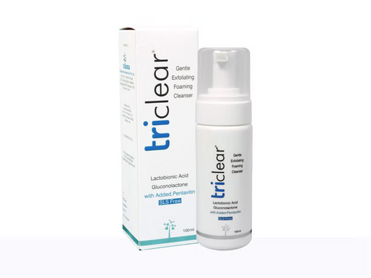 Triclear Gentle Exfoliating Foaming Cleanser 100ml
