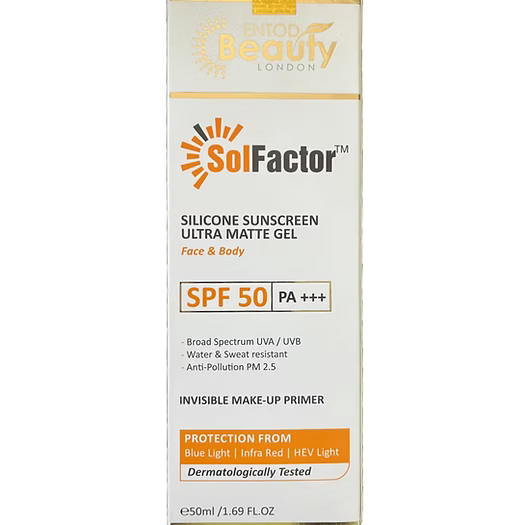 Solfactor Silicone sunscreen Ultra Matte Gel SPF50 50ml