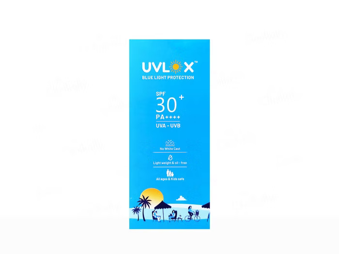 Uvlox Blue Light Protection Sunscreen SPF 30+ PA++++ 50gm