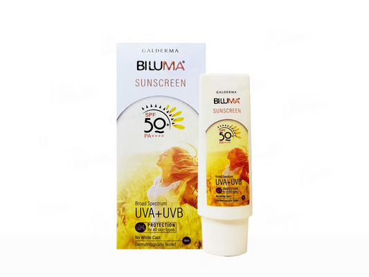 Biluma Broad Spectrum Sunscreen SPF 50+ PA++++ 50ml