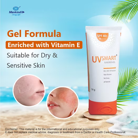 UVsmart Sunscreen SPF 40+ PA++++ Gel
