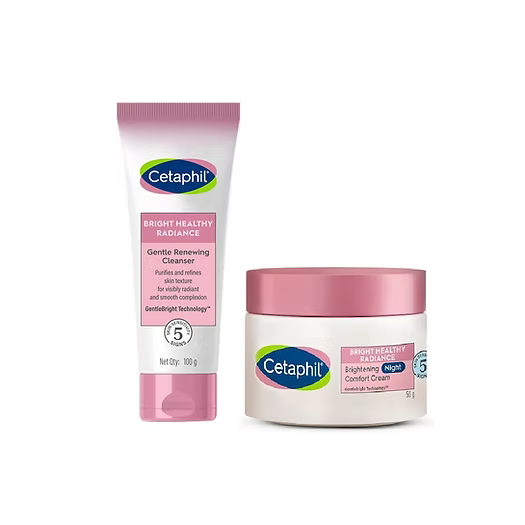 Cetaphil Daily Cleanser & Night Cream Set (Pack of 2)