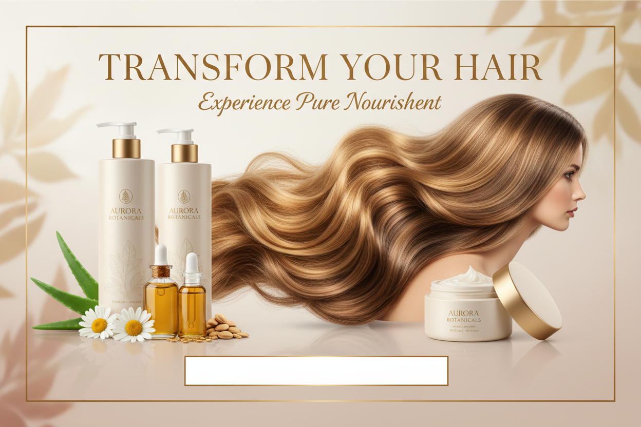 Hair care banner